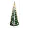 5ft. Pre-Lit Pop-Up Green Artificial Christmas Tree, Warm White LED Lights